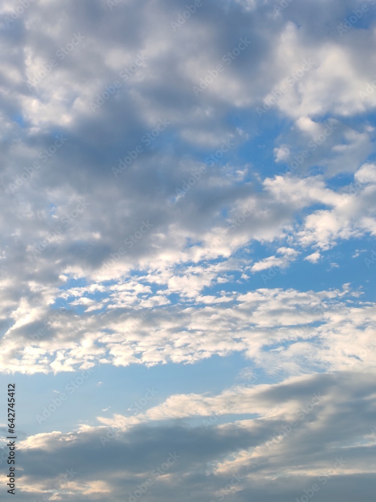 Evening sky after work at work