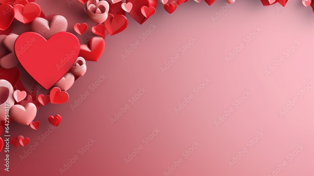 Valentine's Day Background, Generative ai