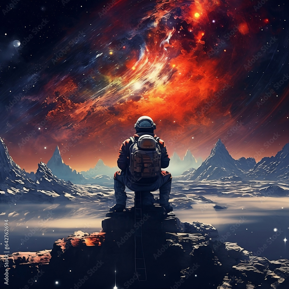 Galactic Dreams: Vibrant Space Ai Art Galactic Dreams: Vibrant Space Ai Art