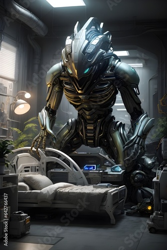 Cyberghetto Elegy The Enigmatic Alien Monster (Generative AI)