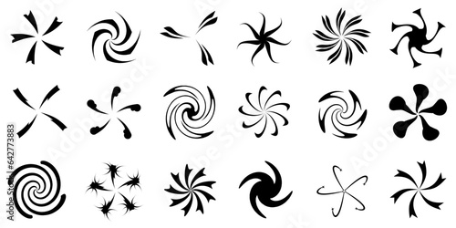 Brutalism stars decorative elements collection vector. Retro, acid, star elements, y2k creative radial icons to fill your design work. distressed and Universal shapes for design, projects, poster