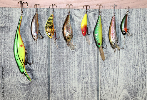 Fishing lures and equipment for fishing.