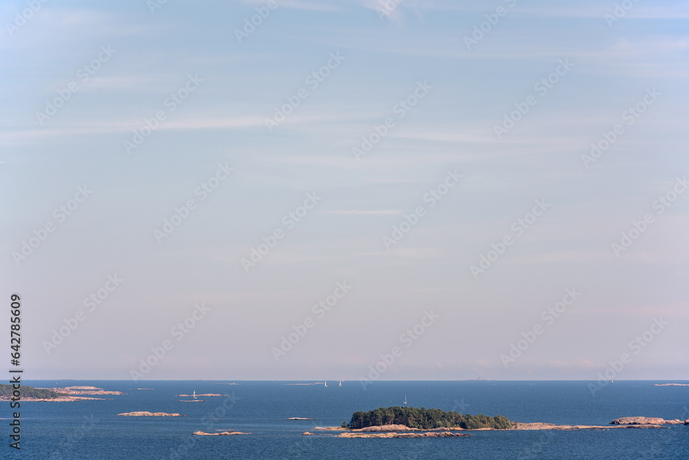 View from the Hanko water tower to the sea