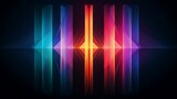 Abstract Artistry in Focus: Gradient Transformations, Geometric Symmetry, and Dynamic Lighting. Minimal Motion as a Visual Language