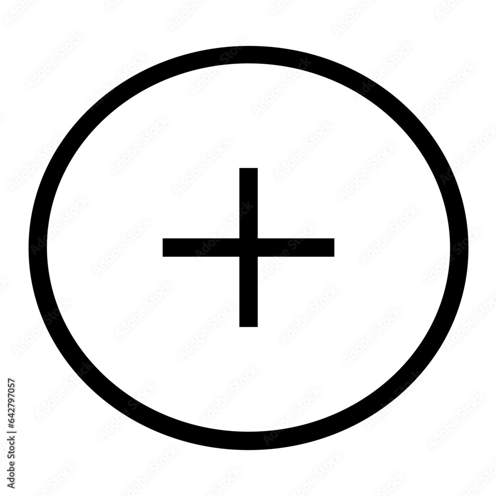 add circle illustration of icons for the user interface add circle illustration of icons for the user interface