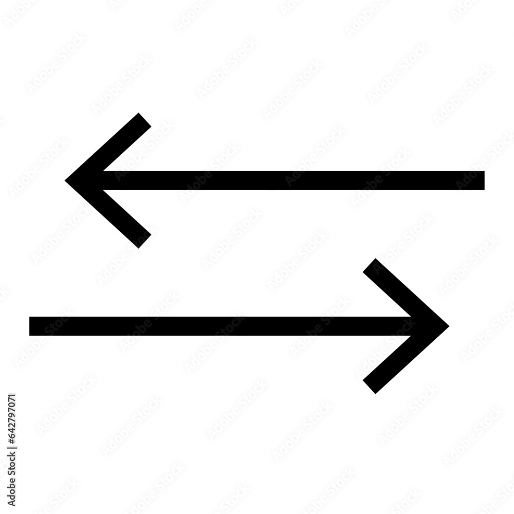 arrow right and left illustration of icons for the user interface arrow right and left illustration of icons for the user interface