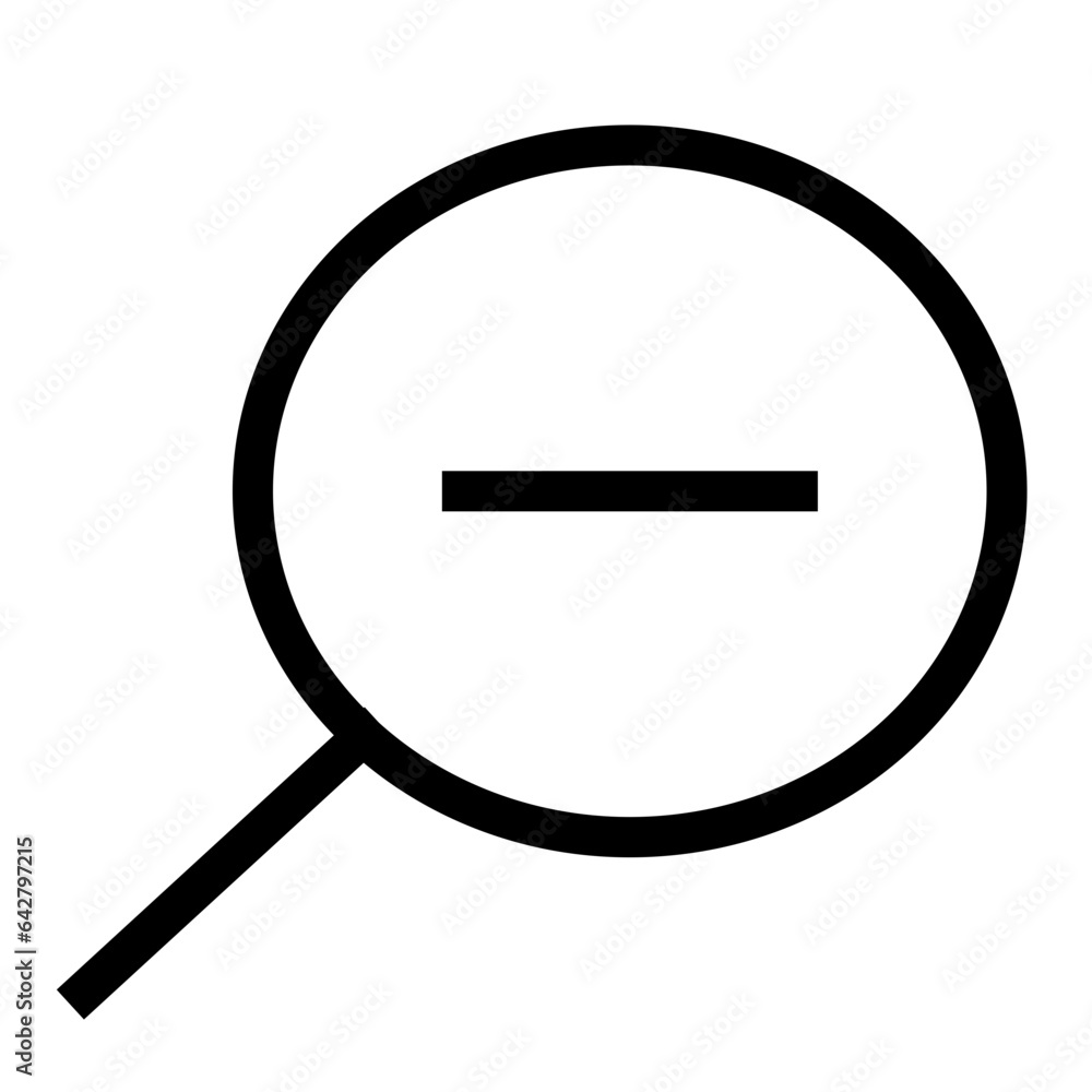 zoom out illustration of icons for the user interface zoom out illustration of icons for the user interface