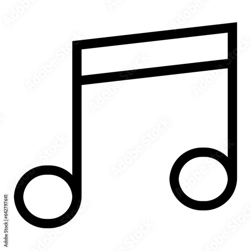 music illustration of icons for the user interface