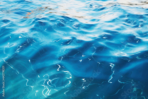 Water, texture background. Generative AI © Artsiom P