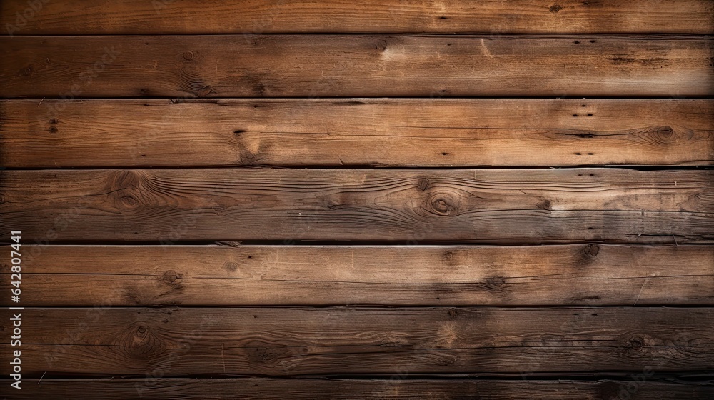 A rustic wooden wall made of planks and boards created with Generative AI technology A rustic wooden wall made of planks and boards created with Generative AI technology