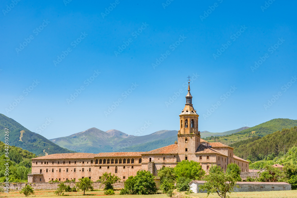 The Monastery of San Millan de Yuso in San Millan de la Cogolla, La Rioja, Spain - A UNESCO World Heritage Site
