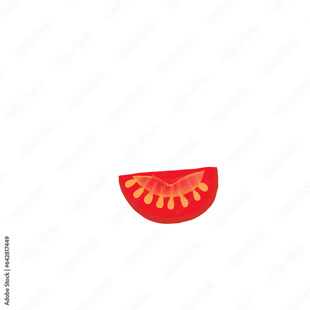 Fototapeta premium illustration of tomato