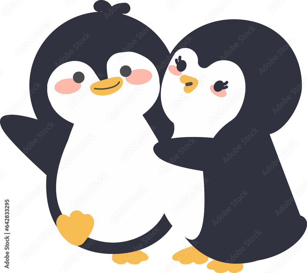 Naklejka premium penguin