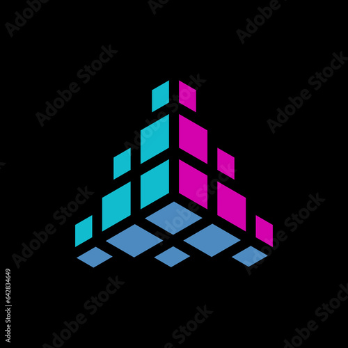 NFT, web3 simple, clean, modern, premium vector logo