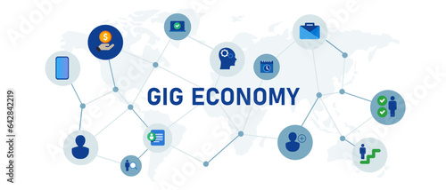 gig economy finance freelance contract temporary employment job business success occupation career attain salary income