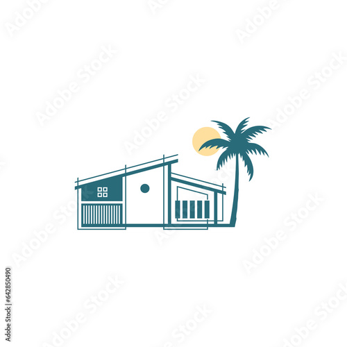 hotel sign on the beach