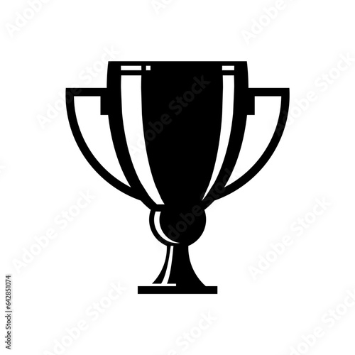 Vector winner cup. Trophy line icon. Symbol or emblem. vector illustration