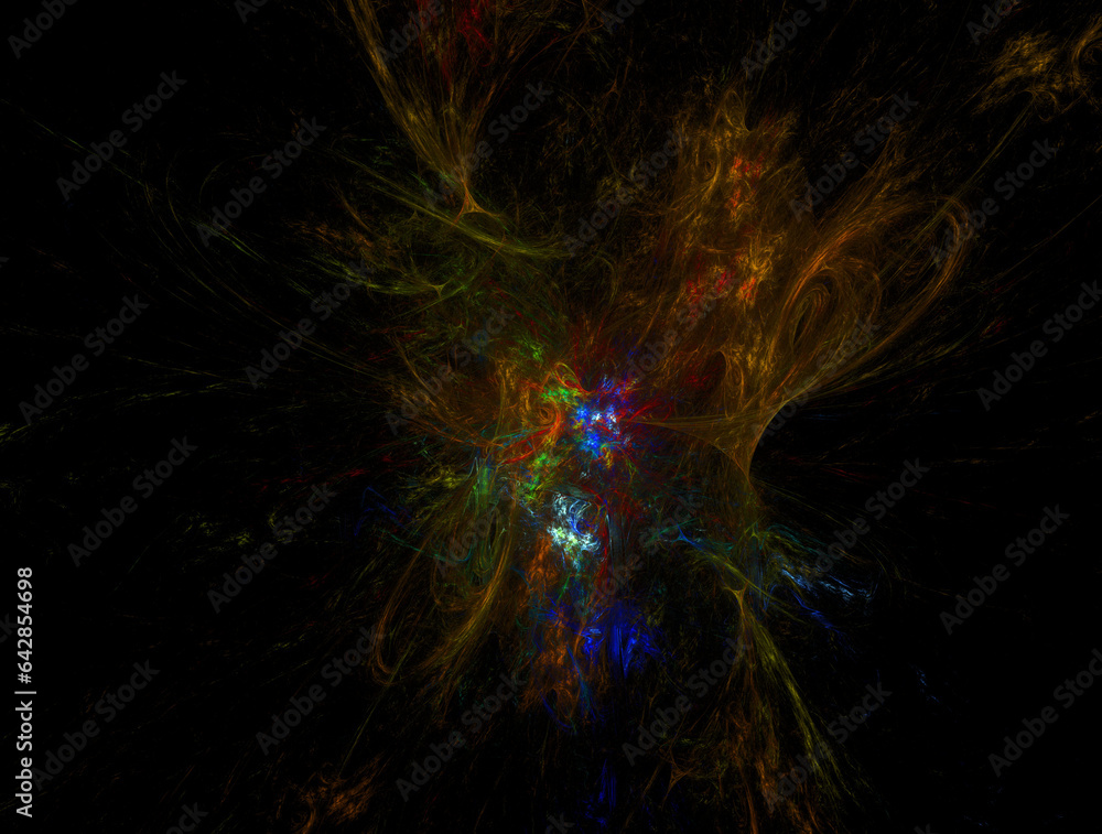 Fototapeta premium Imaginatory fractal abstract background Image