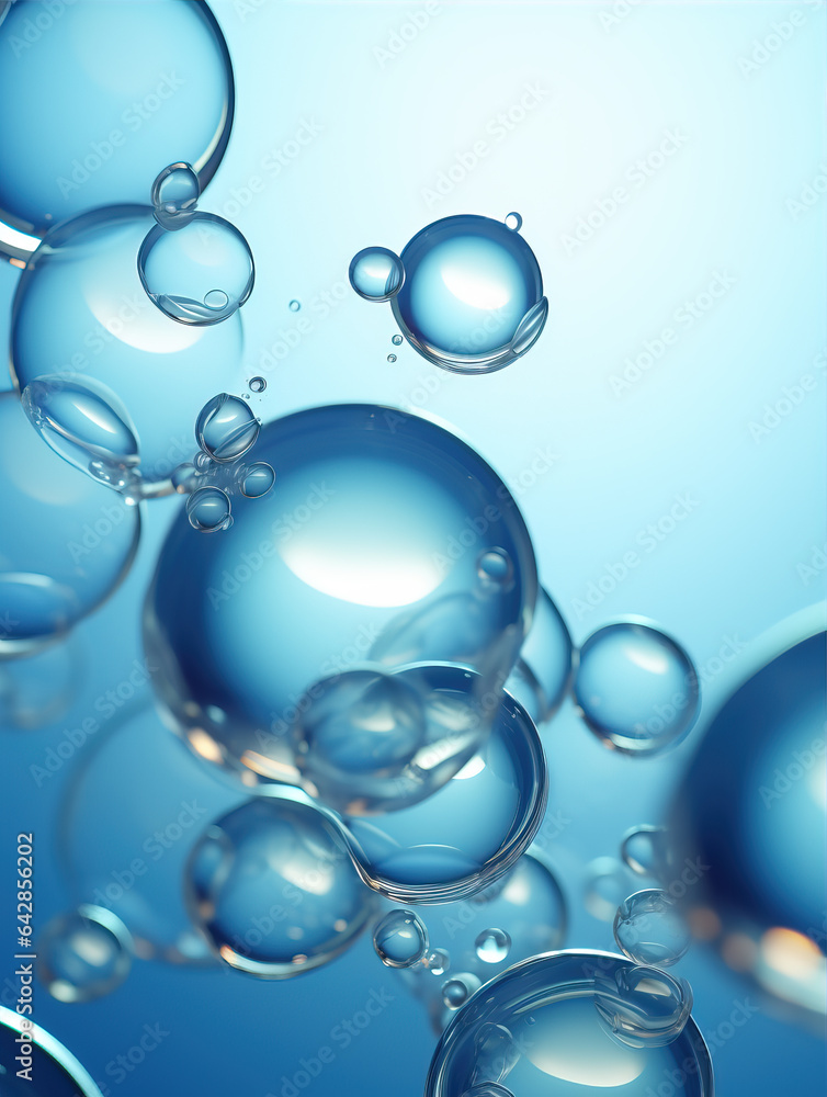 Beauty Concept Essential Oil Liquid Background,created with generative ai tecnology.