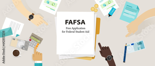 fafsa free application for federal student aid help payment financial service school college knowledge education government policy photo