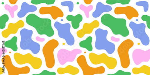 Fun colorfula bstract line doodle shape set. Creative minimalist style art symbol collection for children or party celebration with modern shapes. Simple upbeat childish drawing scribble decoration.