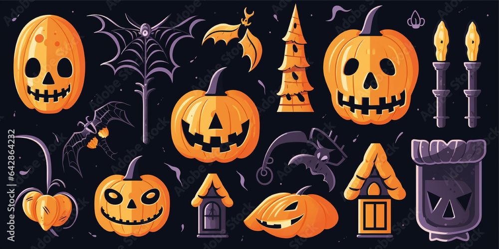 halloween background with pumpkins halloween background with pumpkins