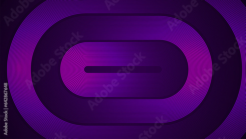 Dark violet simple abstract background with lines in a curved style geometric style as the main element.