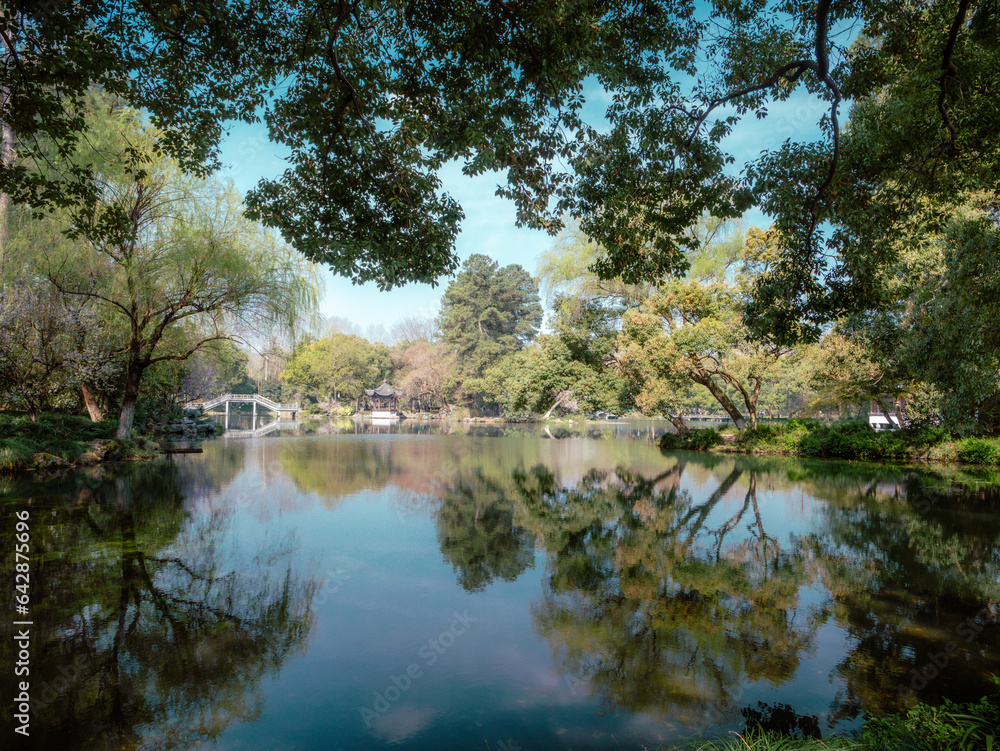 Obraz premium lake in the park