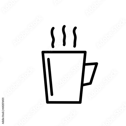 cup of coffe icon vector 