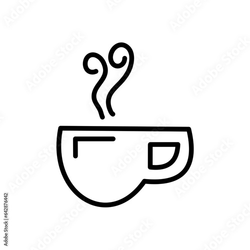 cup of coffe icon vector 