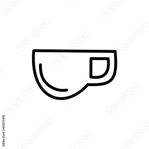 cup of coffe icon vector 