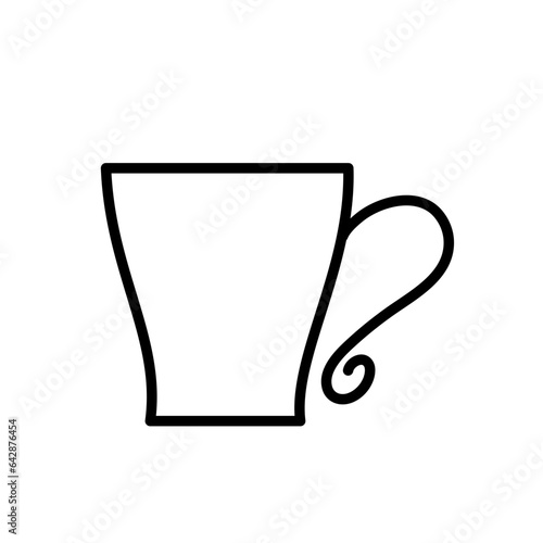 cup of coffe icon vector 