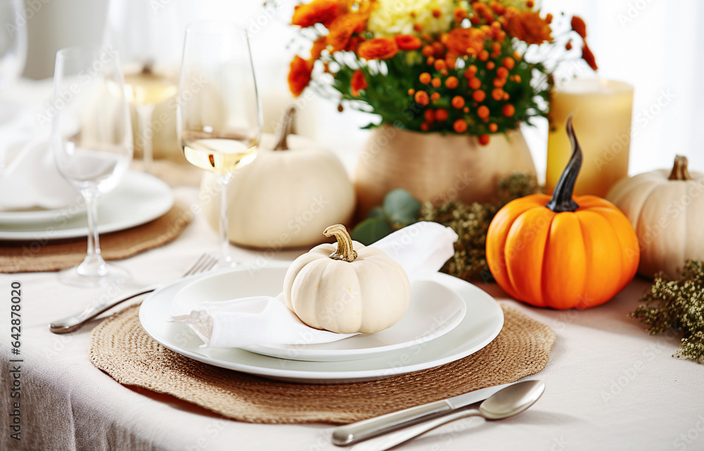 Thanksgiving table setting Thanksgiving table setting