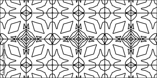 White background with striped shapes. Texture with figures from lines.Line shape design.Abstract background for web page, textures, card, poster, fabric, textile. Monochrome graphic repeating design. 