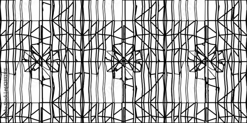 White background with striped shapes. Texture with figures from lines.Line shape design.Abstract background for web page, textures, card, poster, fabric, textile. Monochrome graphic repeating design. 