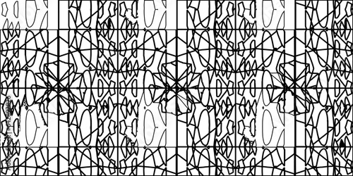 White background with striped shapes. Texture with figures from lines.Line shape design.Abstract background for web page, textures, card, poster, fabric, textile. Monochrome graphic repeating design. 
