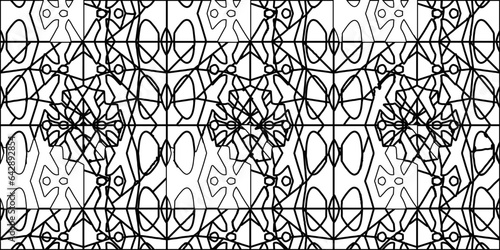 White background with striped shapes. Texture with figures from lines.Line shape design.Abstract background for web page, textures, card, poster, fabric, textile. Monochrome graphic repeating design. 