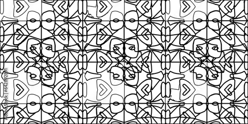 White background with striped shapes. Texture with figures from lines.Line shape design.Abstract background for web page, textures, card, poster, fabric, textile. Monochrome graphic repeating design. 