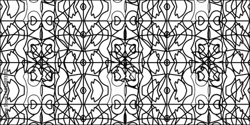 White background with striped shapes. Texture with figures from lines.Line shape design.Abstract background for web page, textures, card, poster, fabric, textile. Monochrome graphic repeating design. 