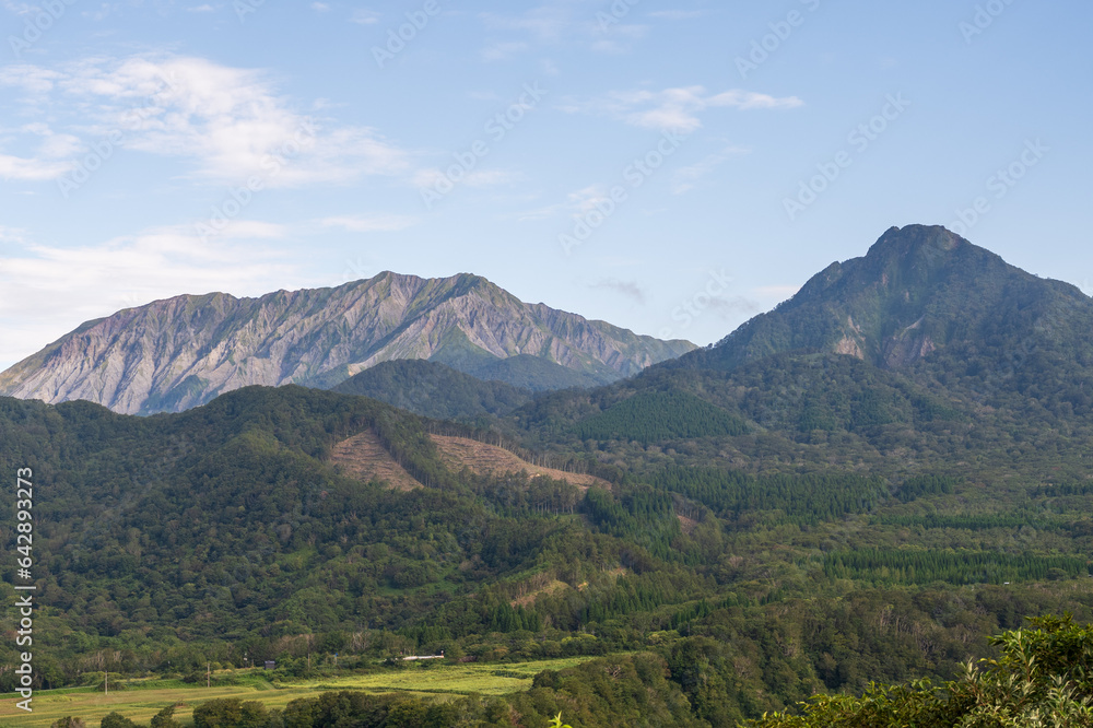 日本の鳥取県の美しい大山