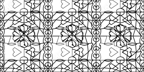 White background with striped shapes. Texture with figures from lines.Line shape design.Abstract background for web page, textures, card, poster, fabric, textile. Monochrome graphic repeating design. 
