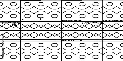 White background with striped shapes. Texture with figures from lines.Line shape design.Abstract background for web page, textures, card, poster, fabric, textile. Monochrome graphic repeating design. 