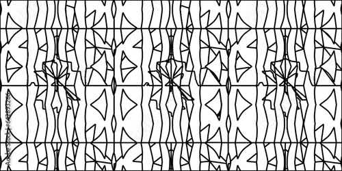 White background with striped shapes. Texture with figures from lines.Line shape design.Abstract background for web page, textures, card, poster, fabric, textile. Monochrome graphic repeating design. 