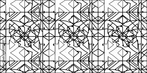 White background with striped shapes. Texture with figures from lines.Line shape design.Abstract background for web page, textures, card, poster, fabric, textile. Monochrome graphic repeating design. 