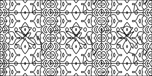 White background with striped shapes. Texture with figures from lines.Line shape design.Abstract background for web page, textures, card, poster, fabric, textile. Monochrome graphic repeating design. 