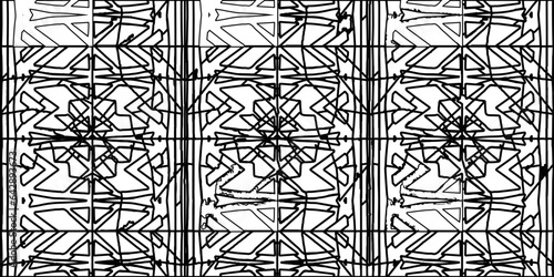 White background with striped shapes. Texture with figures from lines.Line shape design.Abstract background for web page, textures, card, poster, fabric, textile. Monochrome graphic repeating design. 