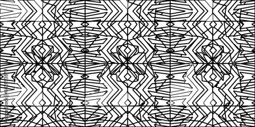 White background with striped shapes. Texture with figures from lines.Line shape design.Abstract background for web page, textures, card, poster, fabric, textile. Monochrome graphic repeating design. 