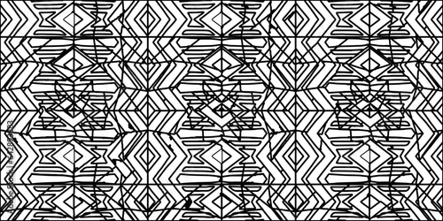 White background with striped shapes. Texture with figures from lines.Line shape design.Abstract background for web page, textures, card, poster, fabric, textile. Monochrome graphic repeating design. 