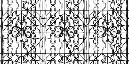 White background with striped shapes. Texture with figures from lines.Line shape design.Abstract background for web page, textures, card, poster, fabric, textile. Monochrome graphic repeating design. 