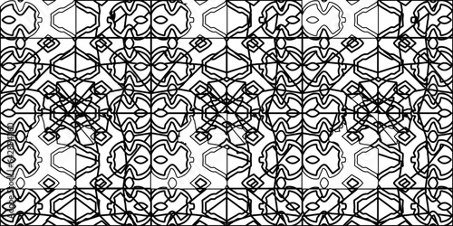 White background with striped shapes. Texture with figures from lines.Line shape design.Abstract background for web page, textures, card, poster, fabric, textile. Monochrome graphic repeating design. 